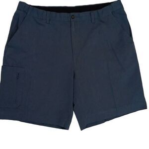 Golf America Shorts Flat Front Size 38 With An Adjustable Waist. Length 21"